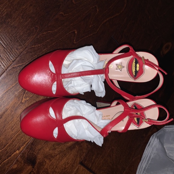 Gucci Angel Wedge Platform Heels - Picture 7 of 8